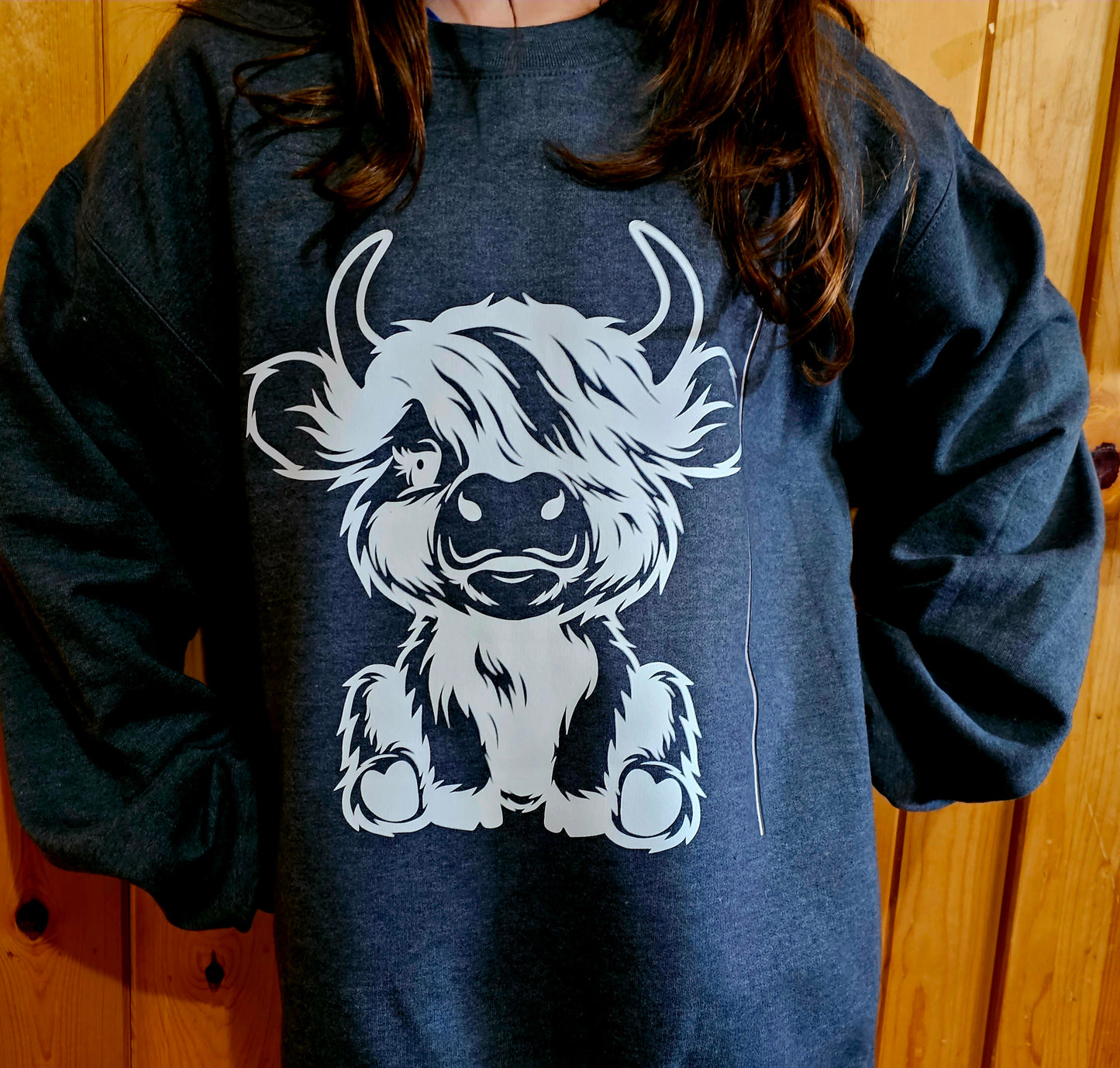Highland cow Crewneck Sweatshirt