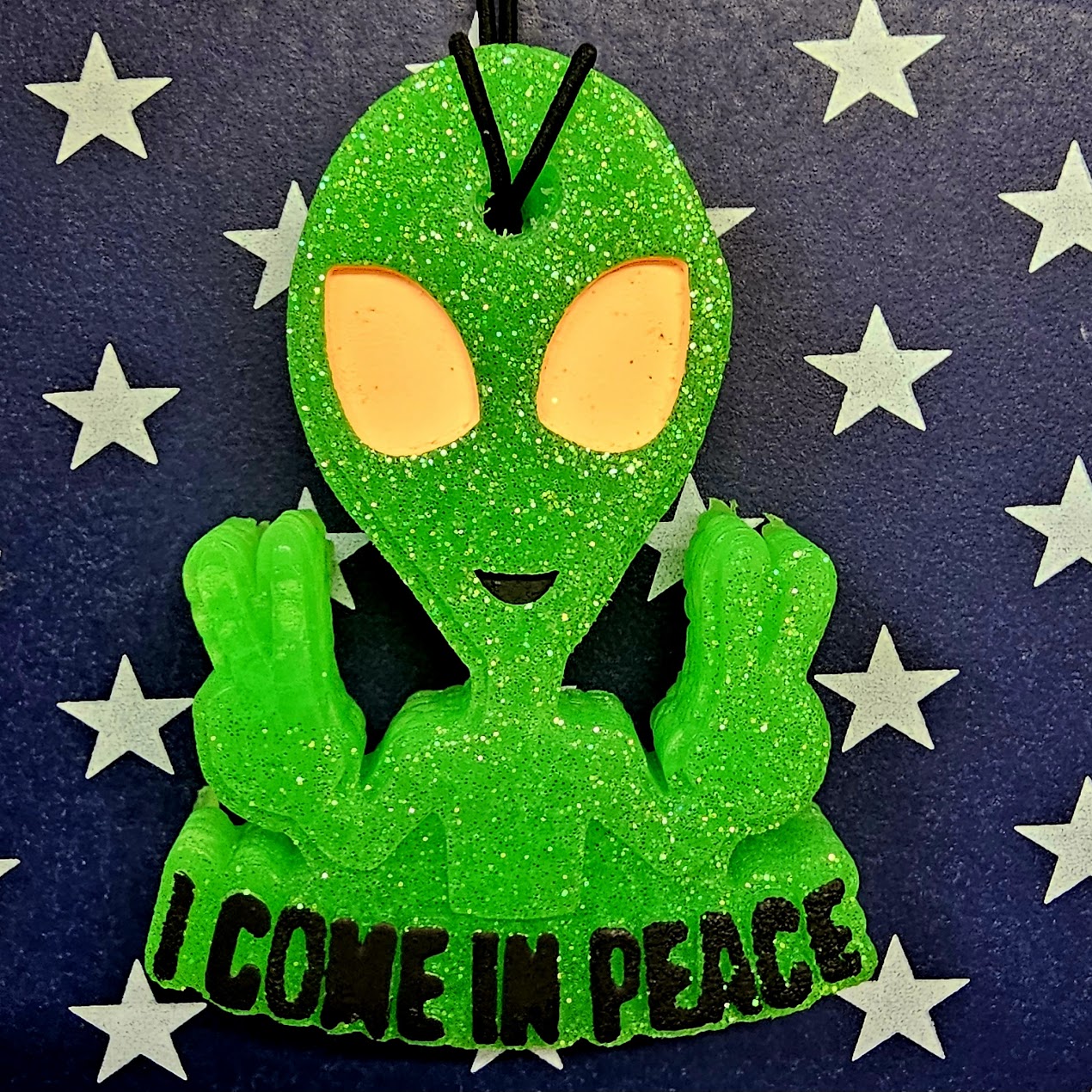 Alien I Come In Peace Freshie