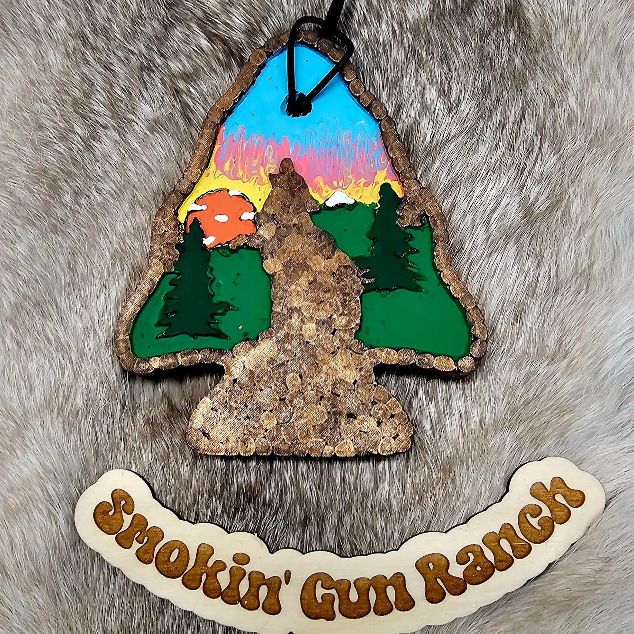 Lone Wolf Arrowhead Freshie