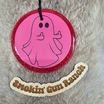 4" circle with Cardstock Freshie