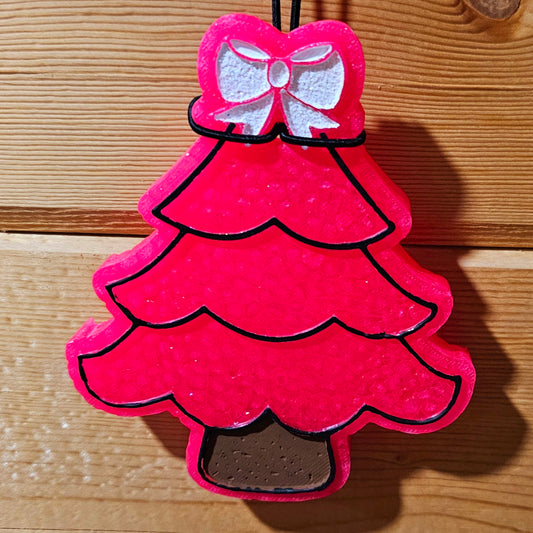 Christmas Tree with Bow Freshie