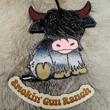 Sitting Highland Cow Freshie