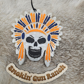 Skull with Headdress Freshie