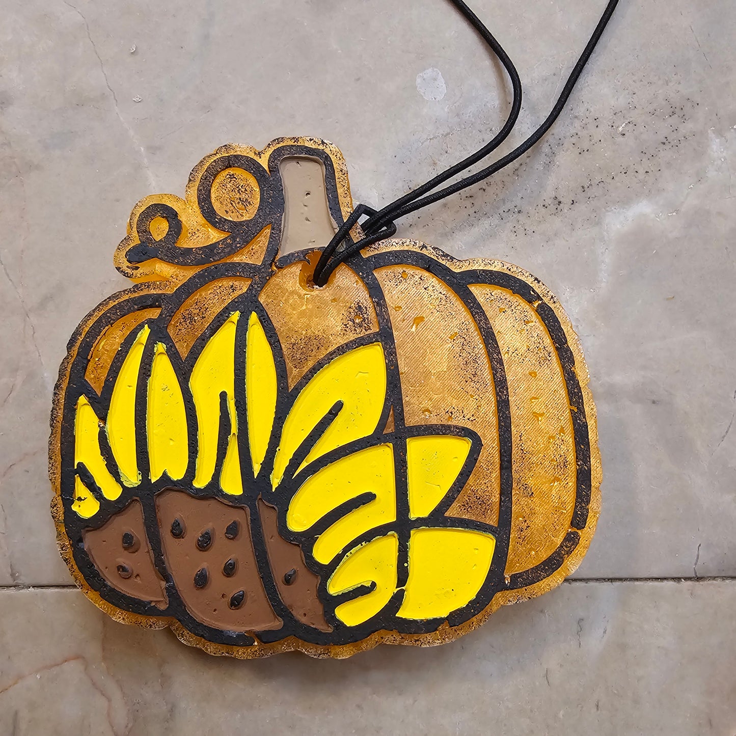 Pumpkin with Sunflower Freshie