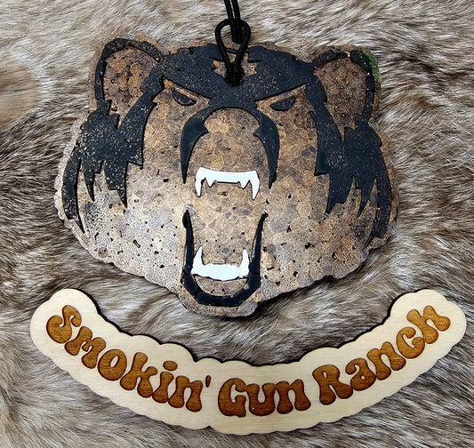 Roaring Grizzly Bear Freshie