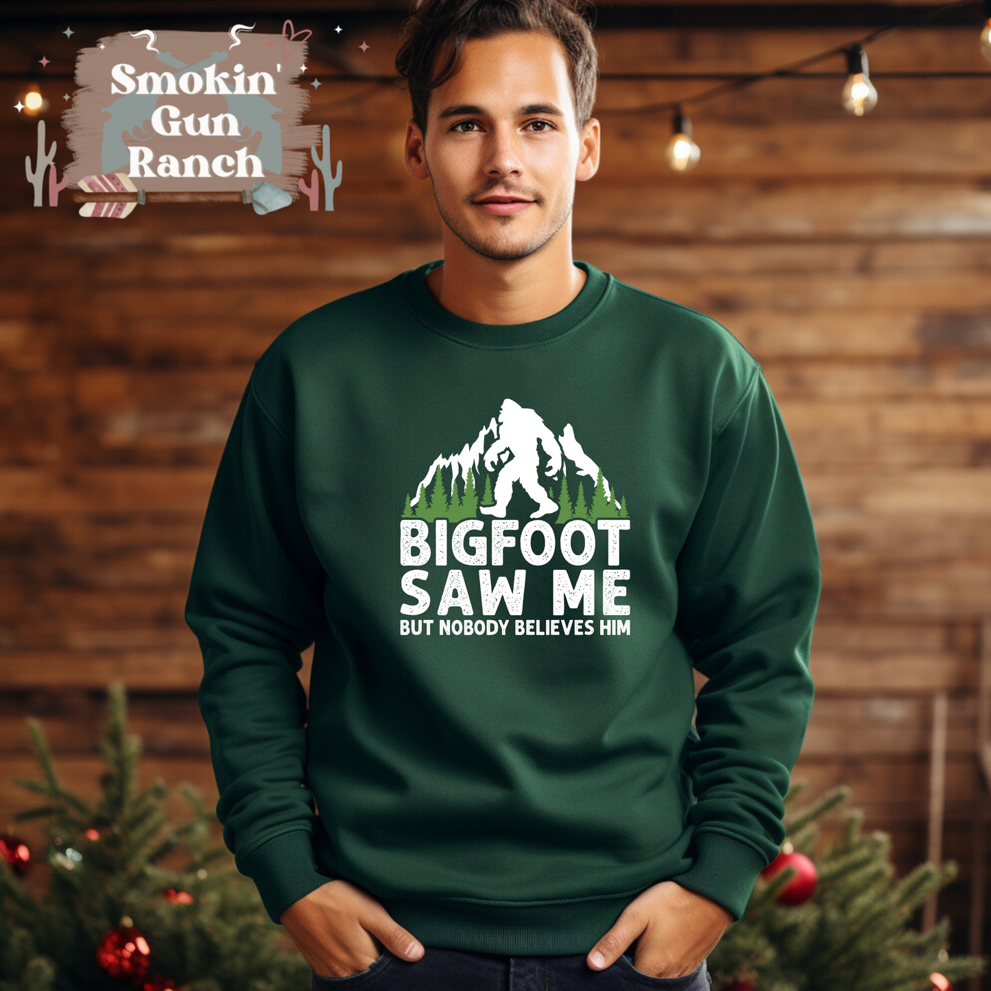 Big Foot Saw Me T-shirt or Crewneck