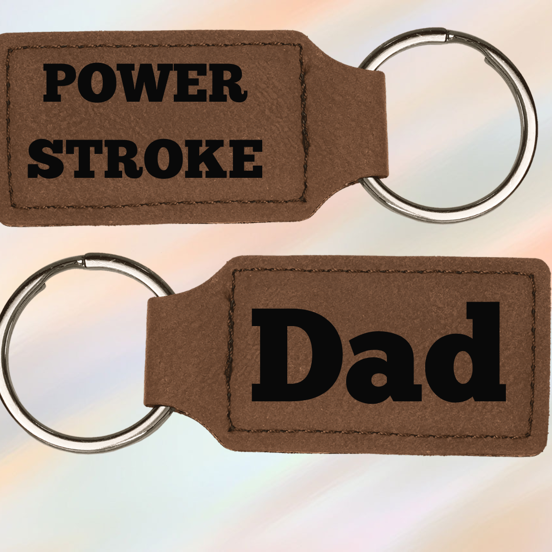 Custom Leatherette keychain