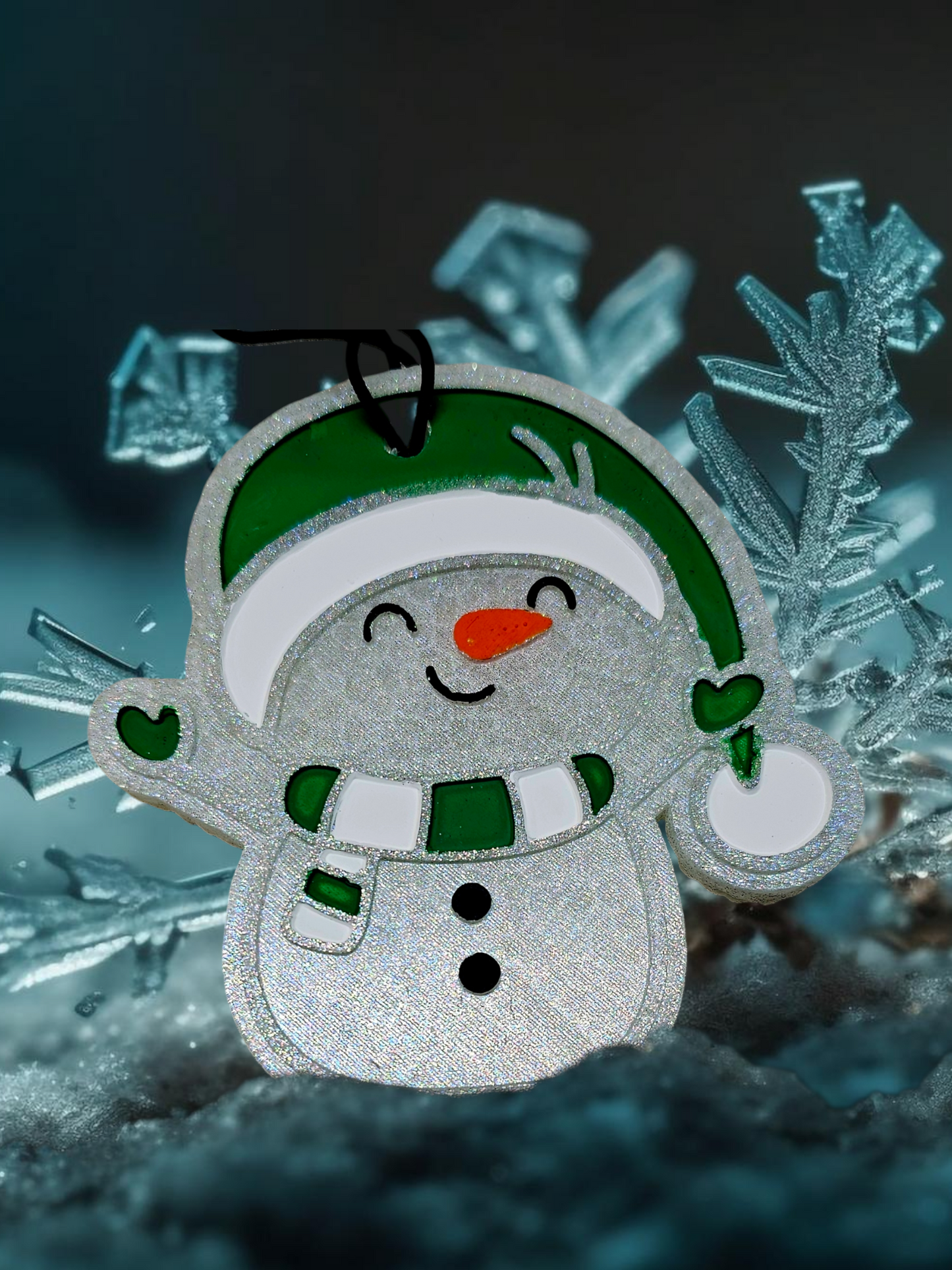 Snowman w/scarf Freshie