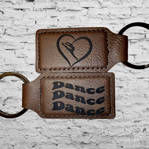 Custom Leatherette keychain