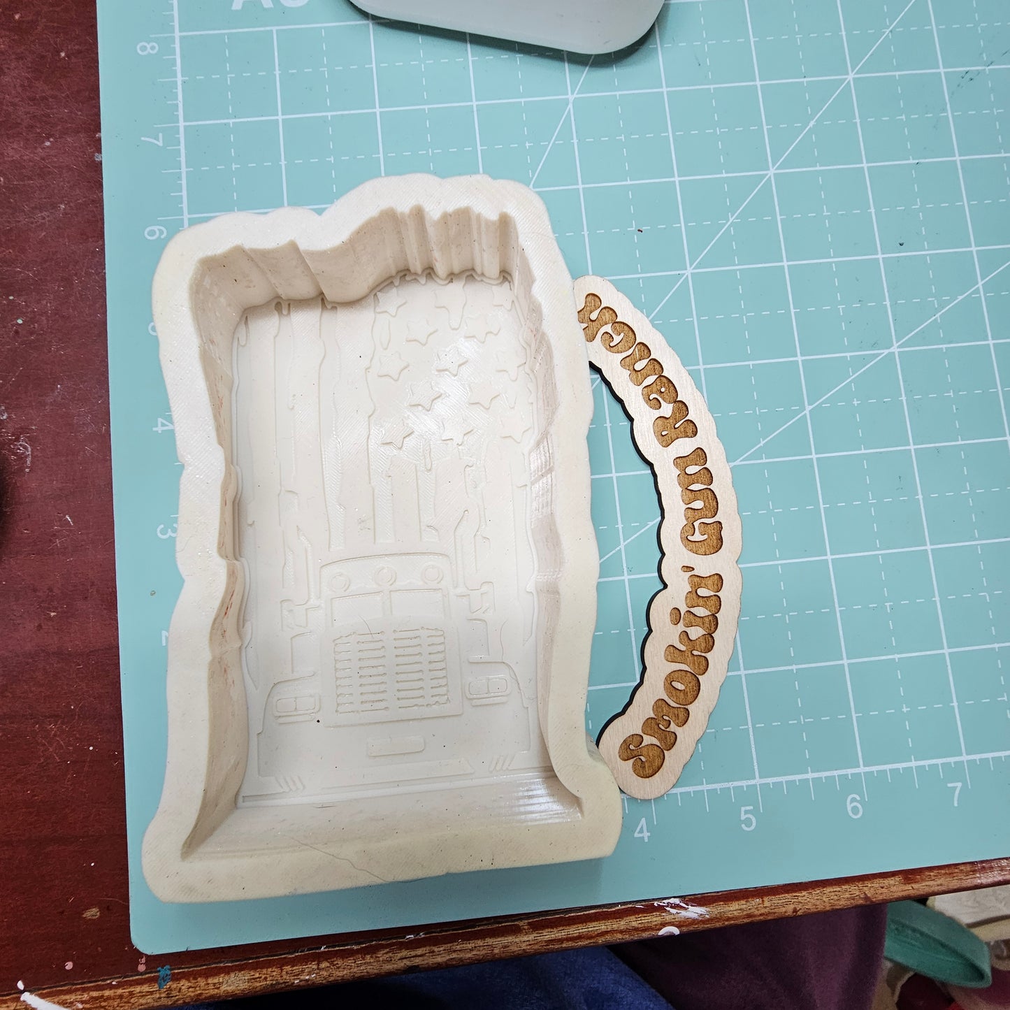 Big Rig Flag FRESHIE MOLD