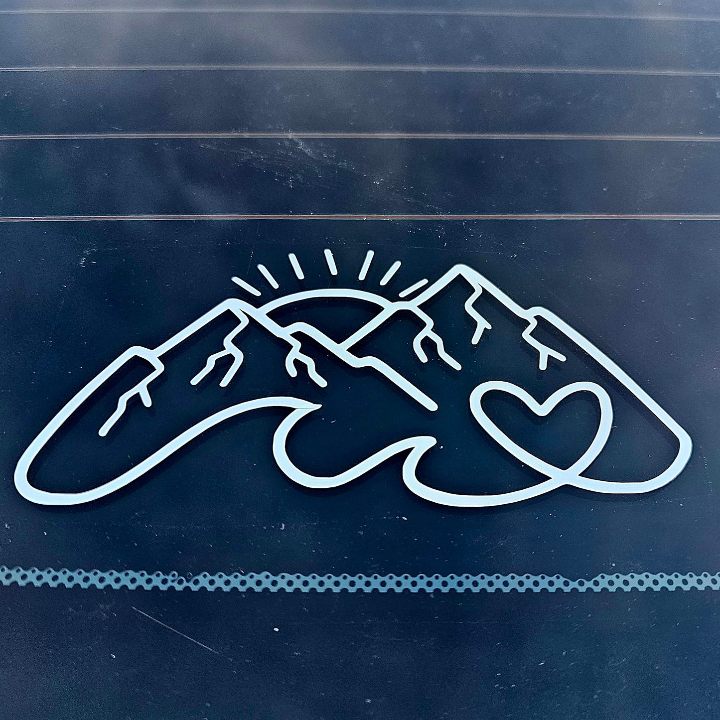 Mountain Heart Vinyl Decal
