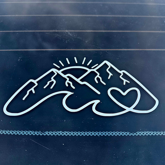 Mountain Heart Vinyl Decal