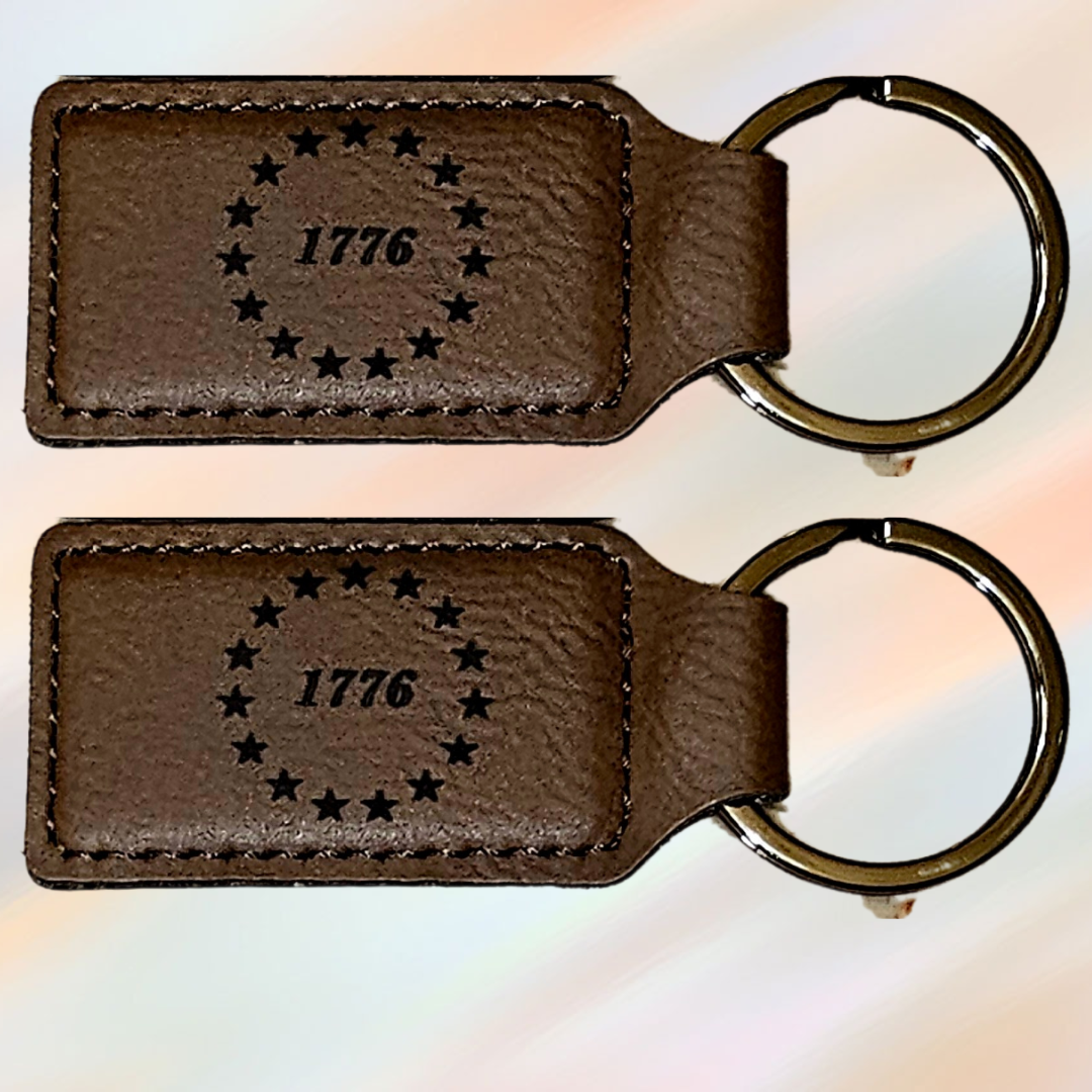 Custom Leatherette keychain