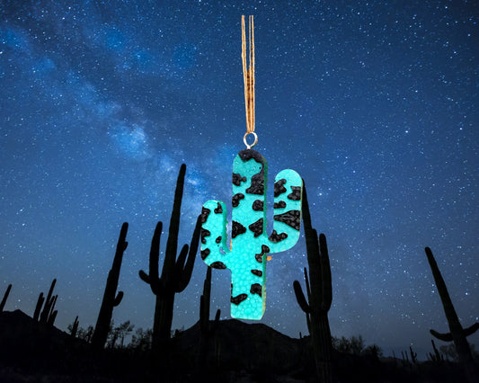 Cow Print Cactus Freshie