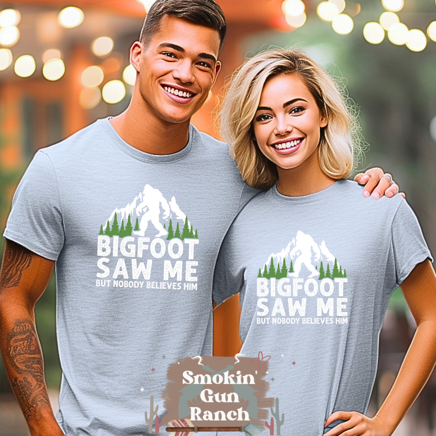 Big Foot Saw Me T-shirt or Crewneck