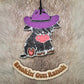 Cowboy Hat Highland Cow Freshie