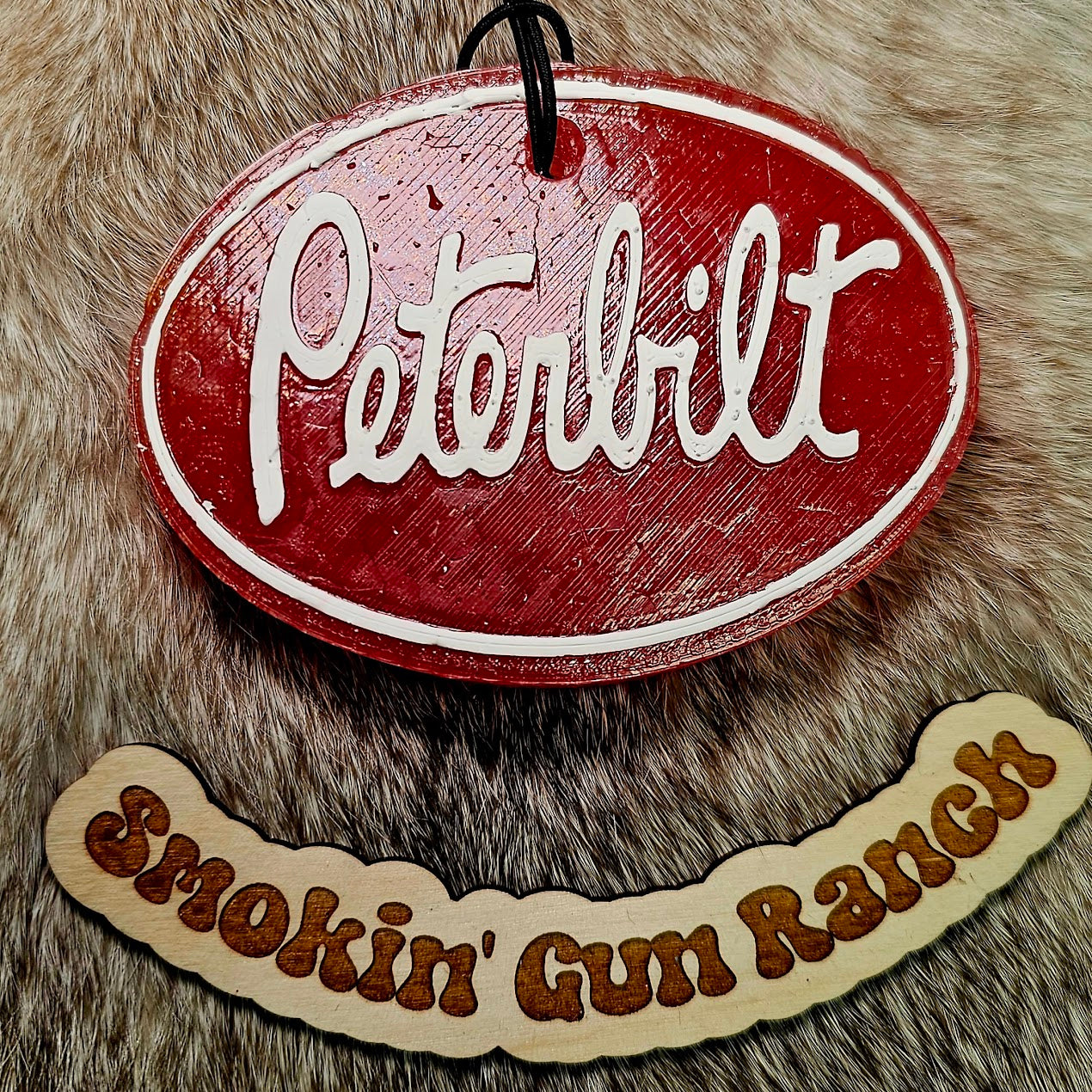 Red Big Rig Oval Freshie 2