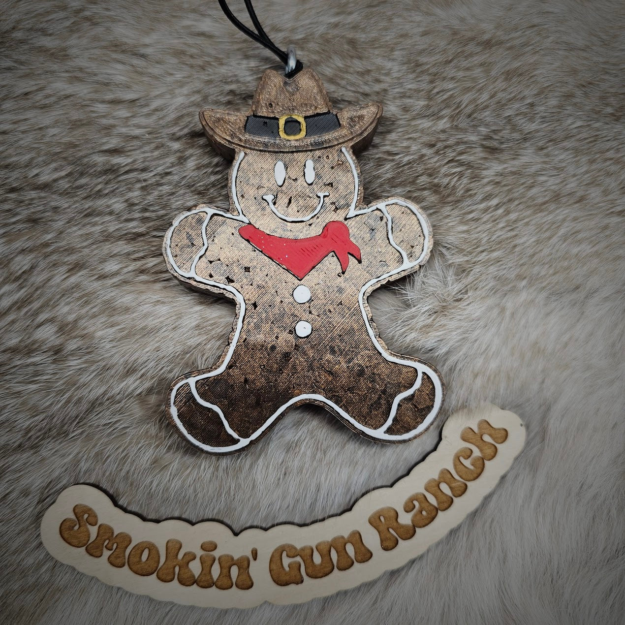 Gingerbread Cowboy Freshie