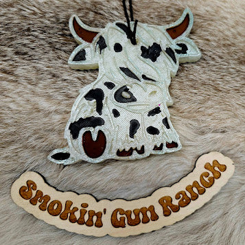 Sitting Highland Cow Freshie