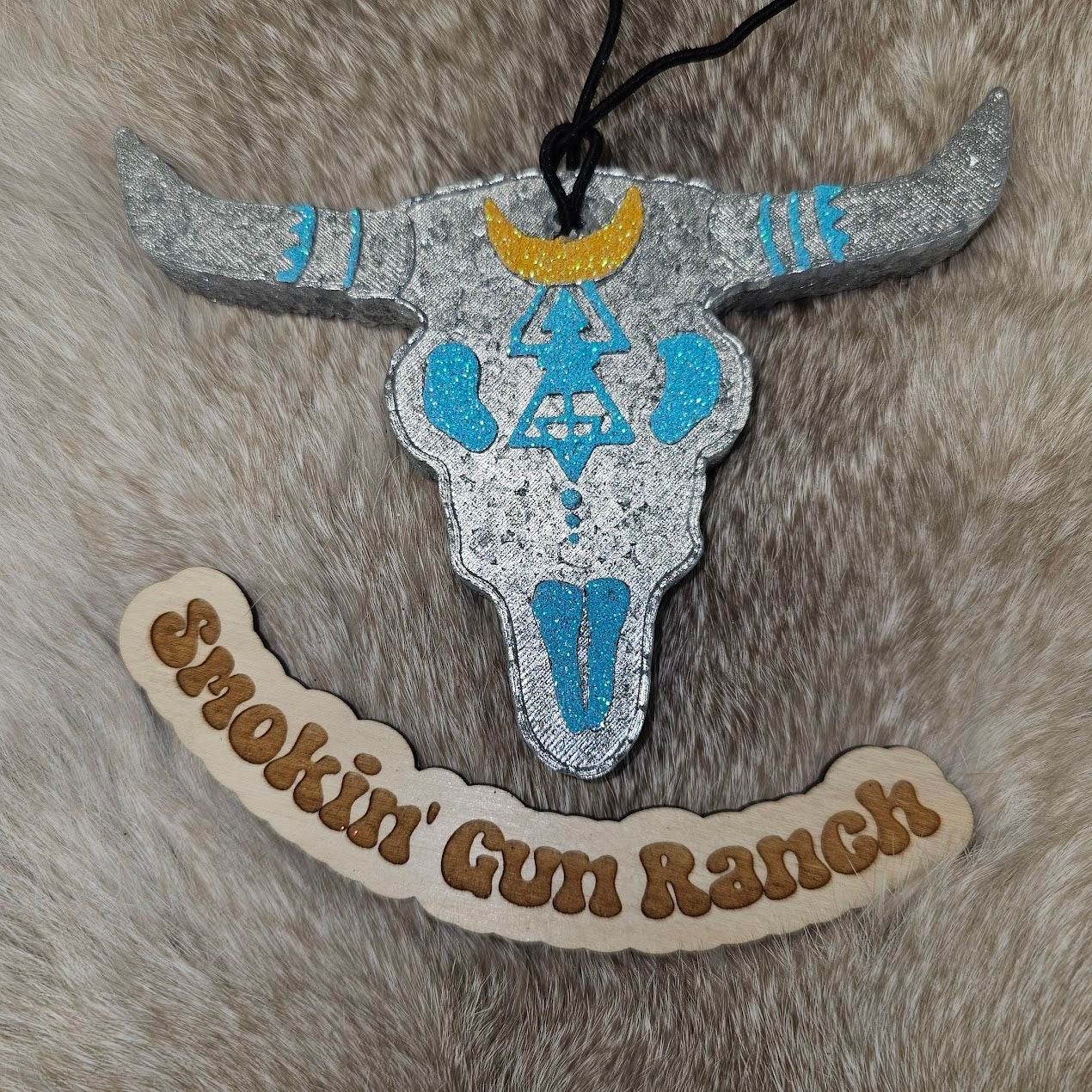 Moon Steer Skull Freshie