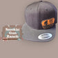 Don't Stop Believin' Bigfoot Leatherette Patch Hat