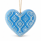 Aztec Heart Freshie handmade car freshie on a clean white background