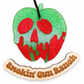 Poisoned Apple Freshie handmade car freshie on a clean white background