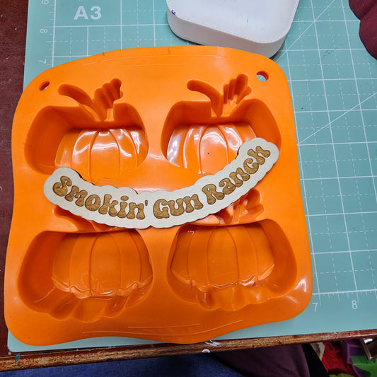 4 Pumpkins FRESHIE MOLD x2