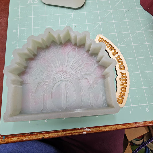 Mon with sunflower FRESHIE MOLD