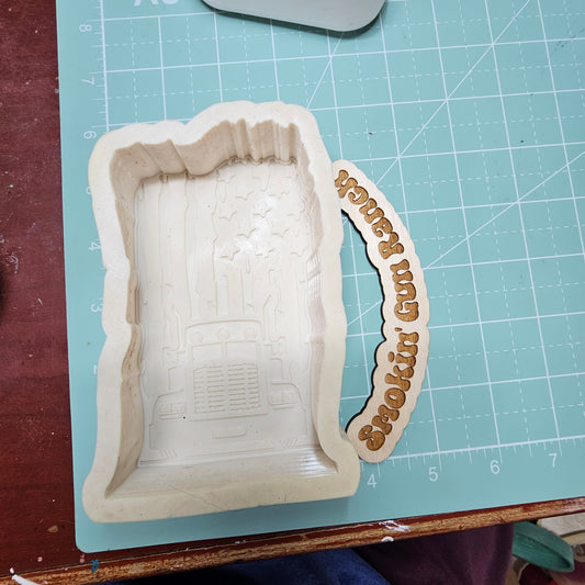 Big Rig Flag FRESHIE MOLD