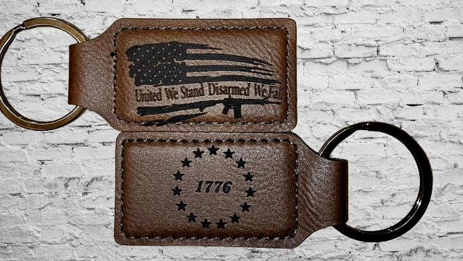 Custom Leatherette keychain