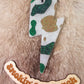 Cow Print Lightning Bolt Freshie