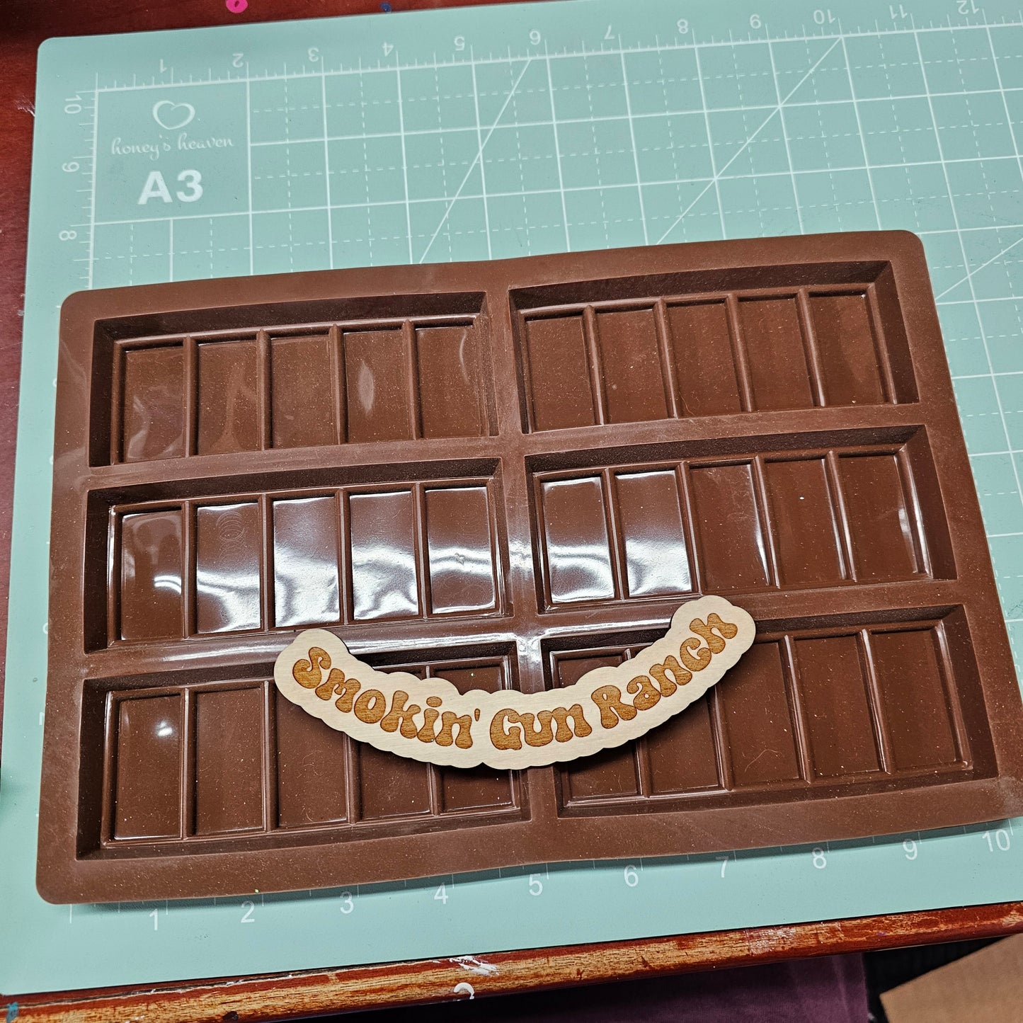 Wax snap bar mold