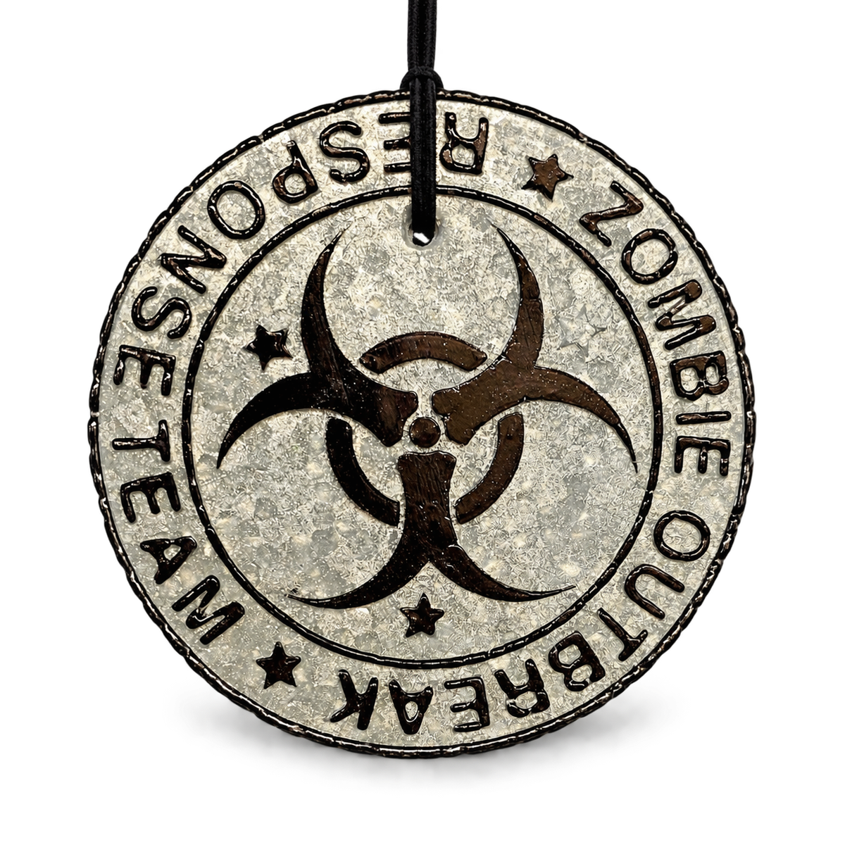 Zombie Response Team Freshie handmade car freshie on a clean white background