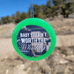 4" circle with Cardstock Freshie