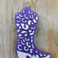 Cheetah Print Cowboy Boot Freshie