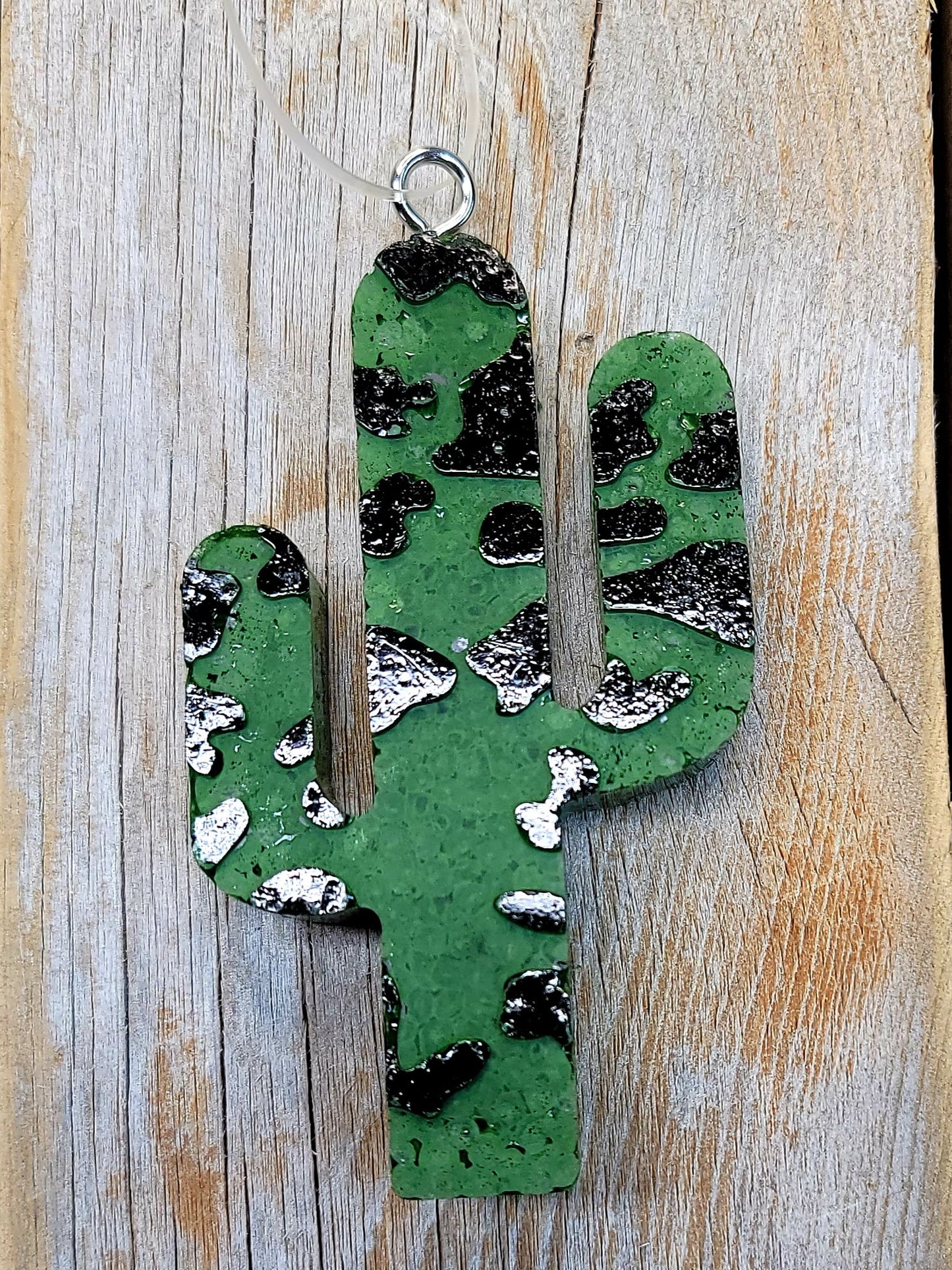 Cow Print Cactus Freshie