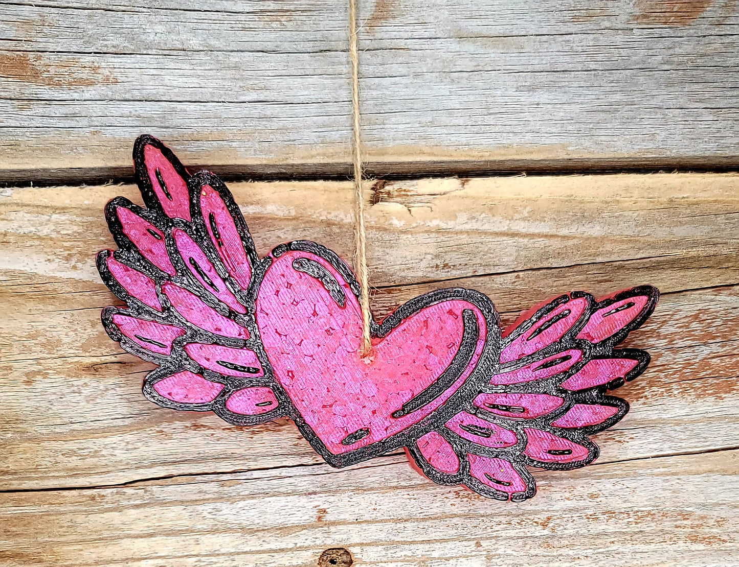 Heart With Wings Freshie