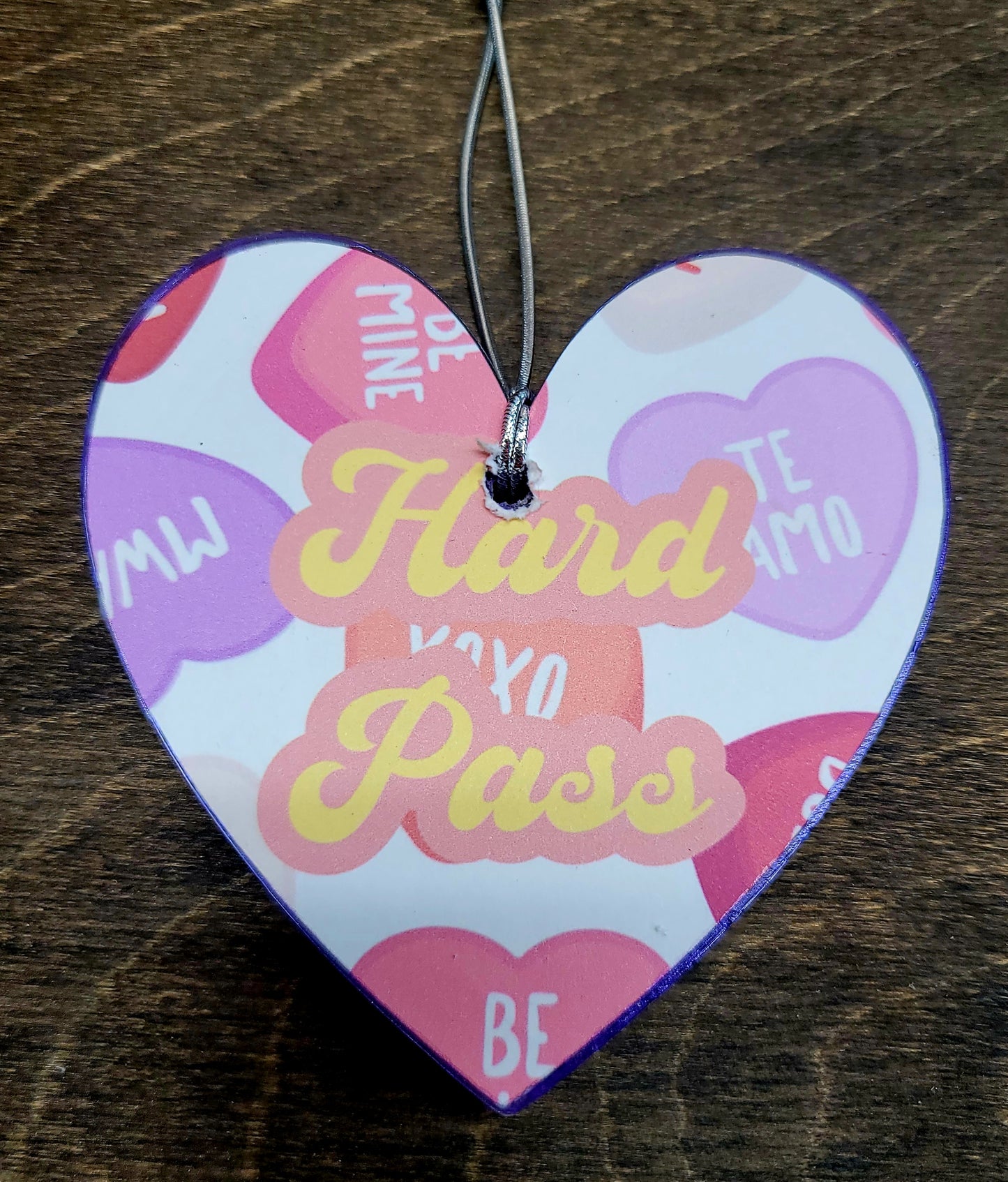 Cardstock Heart Freshie