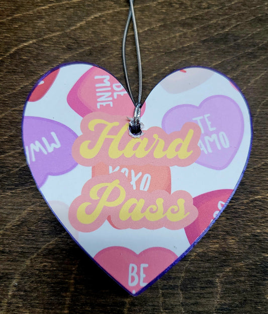Cardstock Heart Freshie