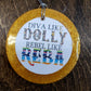 4" circle with Cardstock Freshie