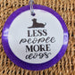 4" circle with Cardstock Freshie