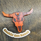 Moon Steer Skull Freshie