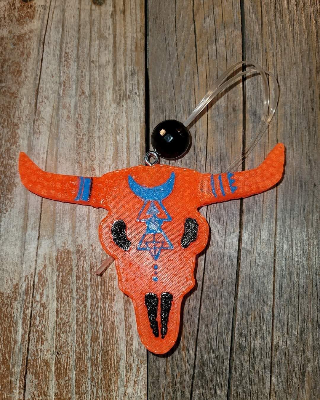 Moon Steer Skull Freshie